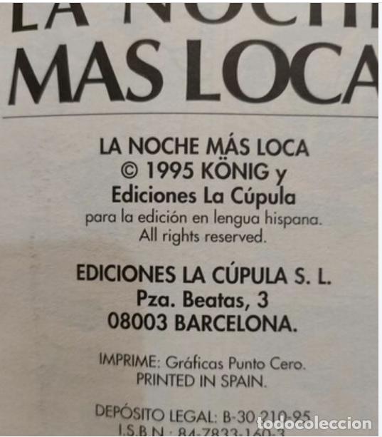 C&oacute;mics: LA NOCHE MAS LOCA.1&ordf; EDICION 1995 - Foto 2