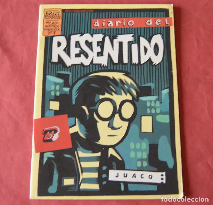 C&oacute;mics: DIARIO DEL RESENTIDO - N&ordm; 4 - JUACO - BRUT COMIX - EDICIONES LA C&Uacute;PULA - Foto 1