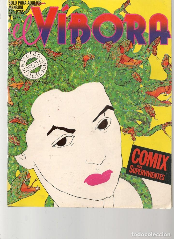 C&oacute;mics: EL V&Iacute;BORA. N&ordm; 62. PORTADA: LAURA. EDICIONES LA C&Uacute;PULA. (B35.3) - Foto 1