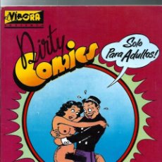 Comics : DIRTY COMICS - COMICS PORNO SATIRICOS AÑOS 30 - LA CUPULA, COL. EL VIBORA PRESENTA 1983 2ª. Lote 350437789