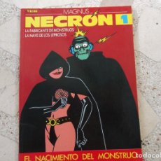 Comics : MAGNUS,NECRON Nº 3, NOBLEZA DEPRAVADA, MASACRE EN EL COCHECAMA , LA CUPULA, VIBORA, 1987. Lote 361324485