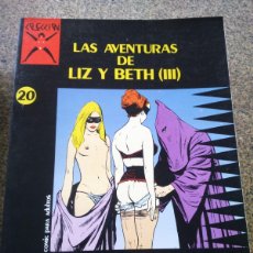 Cómics: COLECCION X -- Nº 20 --LAS AVENTURAS DE LIZ Y BETH (III) -- LEVIS -- LA CUPULA --. Lote 364636001