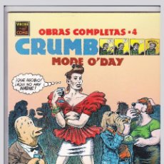 Cómics: OBRAS COMPLETAS - 4 MODE O-DAY - ROBERT CRUMB. Lote 319242983