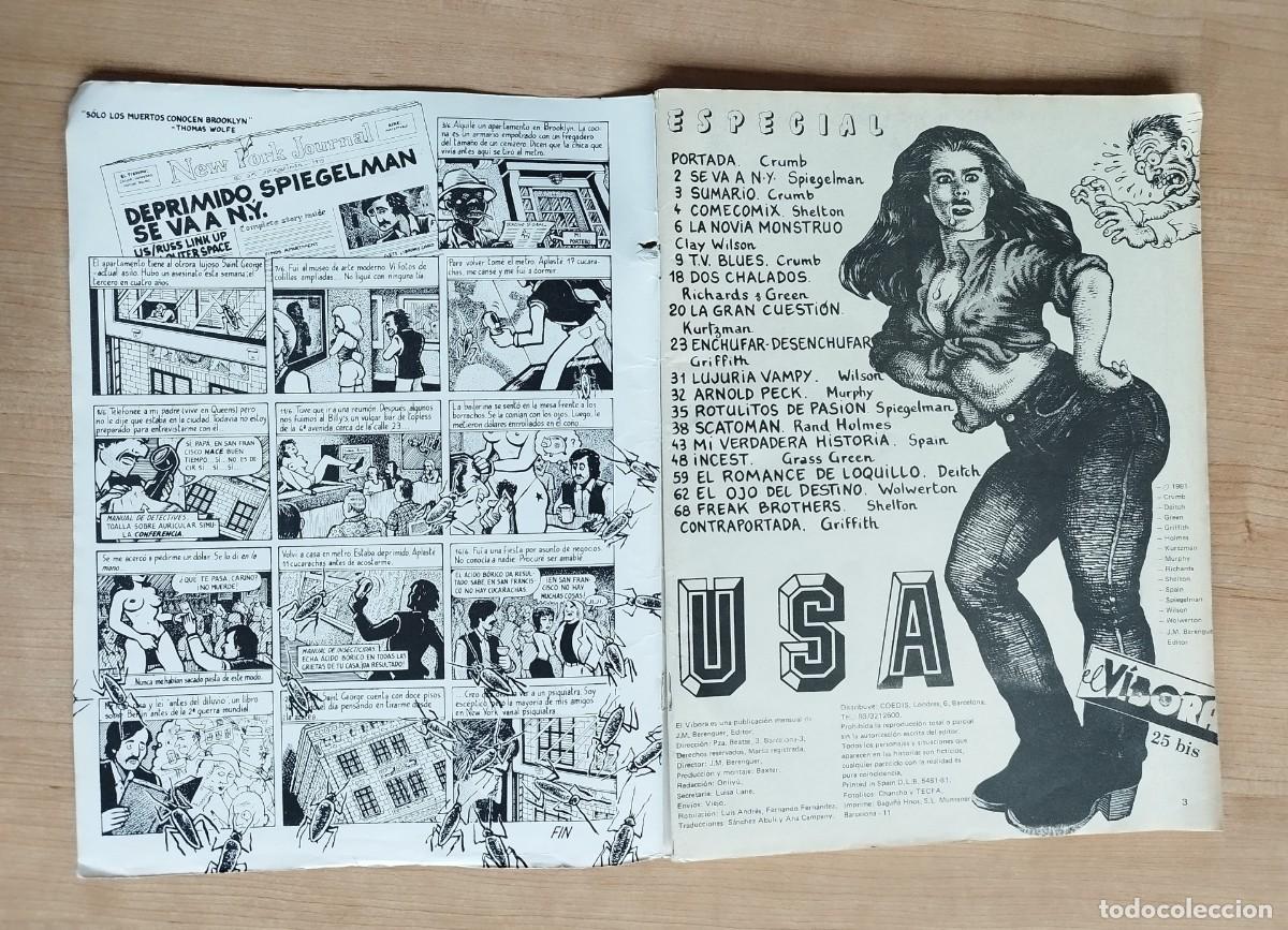 C&oacute;mics: COMICS, EL V&Iacute;BORA, ESPECIAL USA , EDICIONES LA C&Uacute;PULA, 1981 ... L6025 - Foto 2
