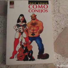 Cómics: VIBORA COMIX, NOVELA GRAFICA, COMO CONEJO, RALF KONIG, 17X24, 2003