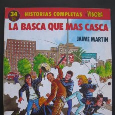 Cómics: HISTORIAS COMPLETAS DE EL VÍBORA - Nº 34 - LA BASCA QUE MÁS CASCA - JAIME MARTÍN - AÑO 1991.. Lote 377697579