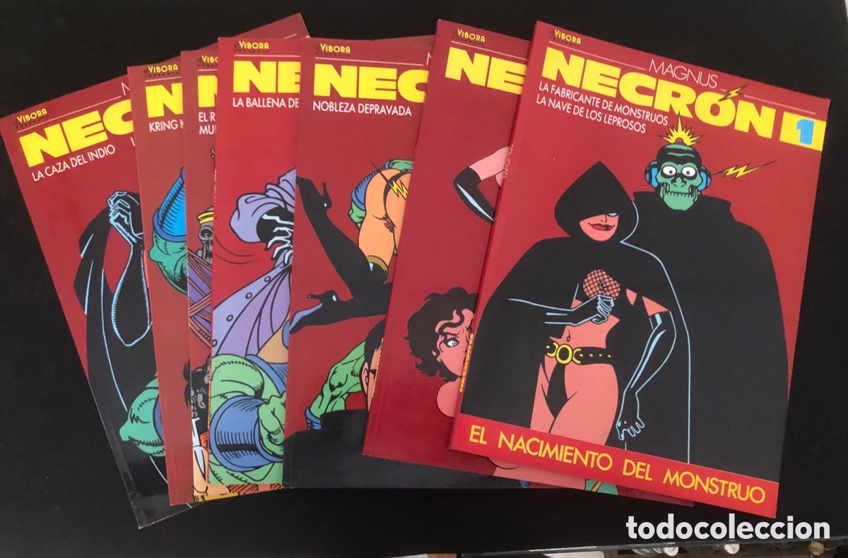 C&oacute;mics: COLECCION COMPLETA 7 EJEMPLARES MAGNUS NECRON EDITORIA LA CUPULA EL VIBORA - Foto 1