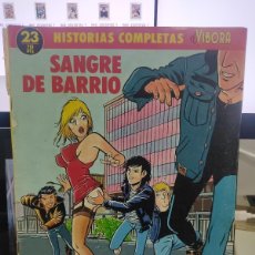 Cómics: SANGRE DE BARRIO NUMERO 23 HISTORIAS COMPLETAS EL VIBORA LOMO PORTADA ROTA. Lote 400683624