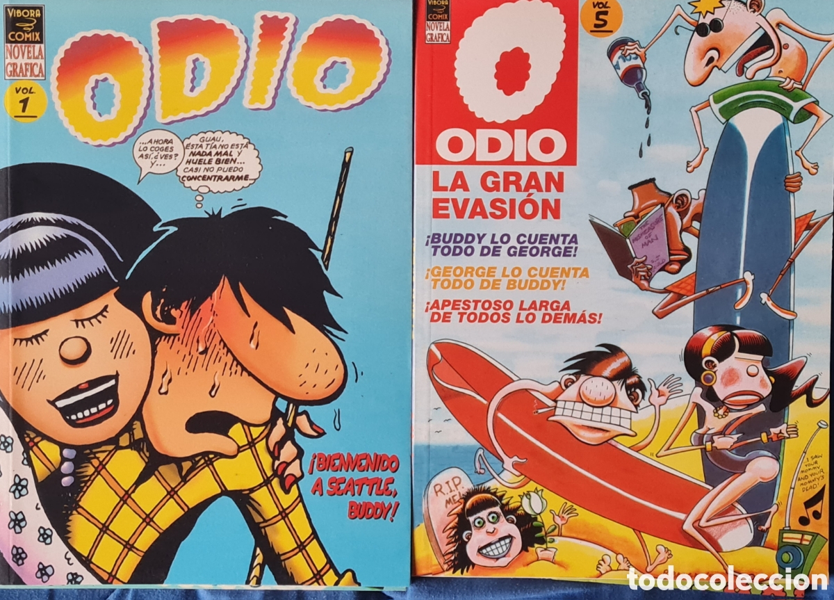 C&oacute;mics: Lote Odio de Peter Bagge (N&uacute;meros 1 al 5) - Foto 1
