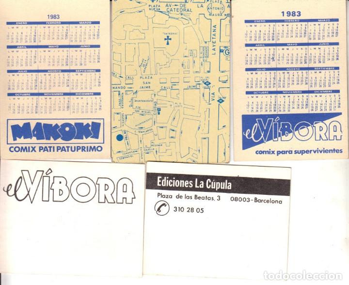 C&oacute;mics: 19 Mini postales y calendarios diferentes de Ediciones La C&uacute;pula, 1981 a 1984 - CLC - Foto 4