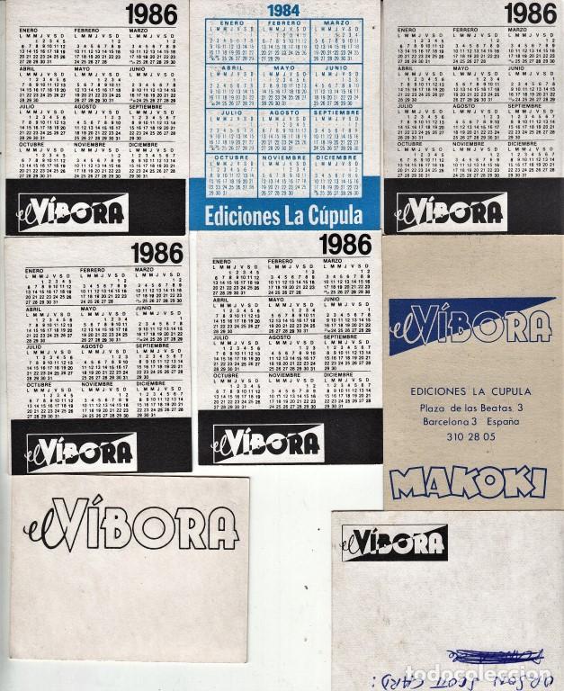C&oacute;mics: 19 Mini postales y calendarios diferentes de Ediciones La C&uacute;pula, 1981 a 1984 - CLC - Foto 5