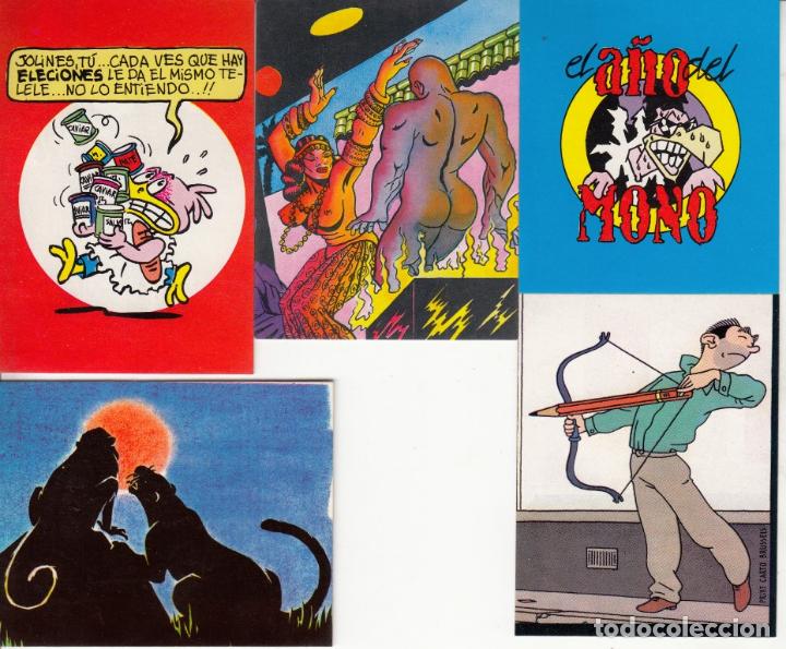 C&oacute;mics: 19 Mini postales y calendarios diferentes de Ediciones La C&uacute;pula, 1981 a 1984 - CLC - Foto 3