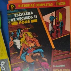 Cómics: HISTORIAS COMPLETAS EL VÍBORA Nº 15. ESCALERA DE VECINOS II - PONS