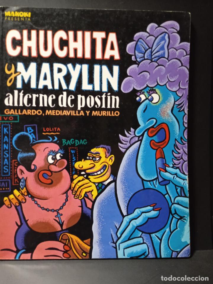 C&oacute;mics: EDICIONES LA CUPULA CHUCHITA Y MAYLIN, ALTERNE DE POSTIN TAPAS BLANDAS - COMIC MAKOKI PRESENTA 1984 - Foto 1