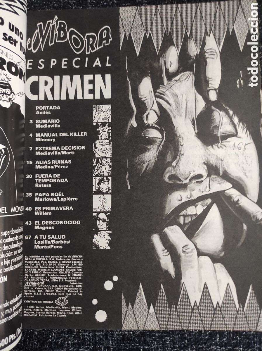 C&oacute;mics: EL V&Iacute;BORA, ESPECIAL CRIMEN - EDITA : LA CUPULA - Foto 2