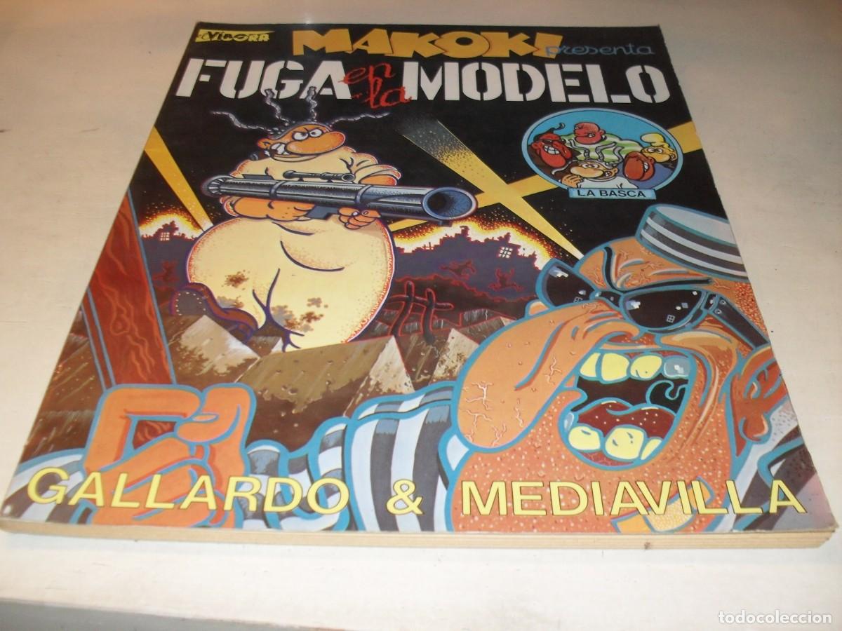 C&oacute;mics: MAKOKI PRESENTA:FUGA EN LA MODELO,DE GALLARDO&MEDIAVILLA.LA CUPULA,1981 - Foto 1