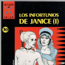 Fumetti: LOS INFORTUNIOS DE JANICE (I). GOTHA. COLECCION X COLOR Nº 30. LA CUPULA 1990