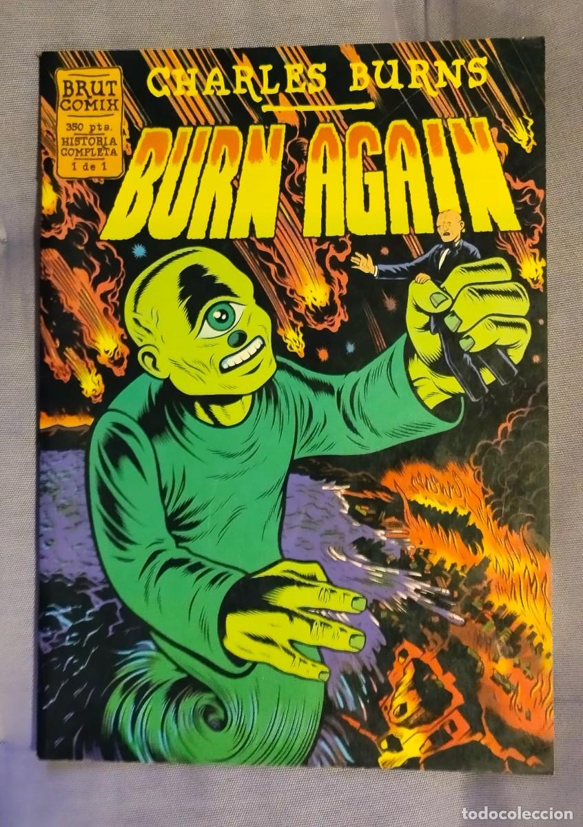 C&oacute;mics: BURN AGAIN. CHARLES BURNS. LA C&Uacute;PULA, 1995. - Foto 1
