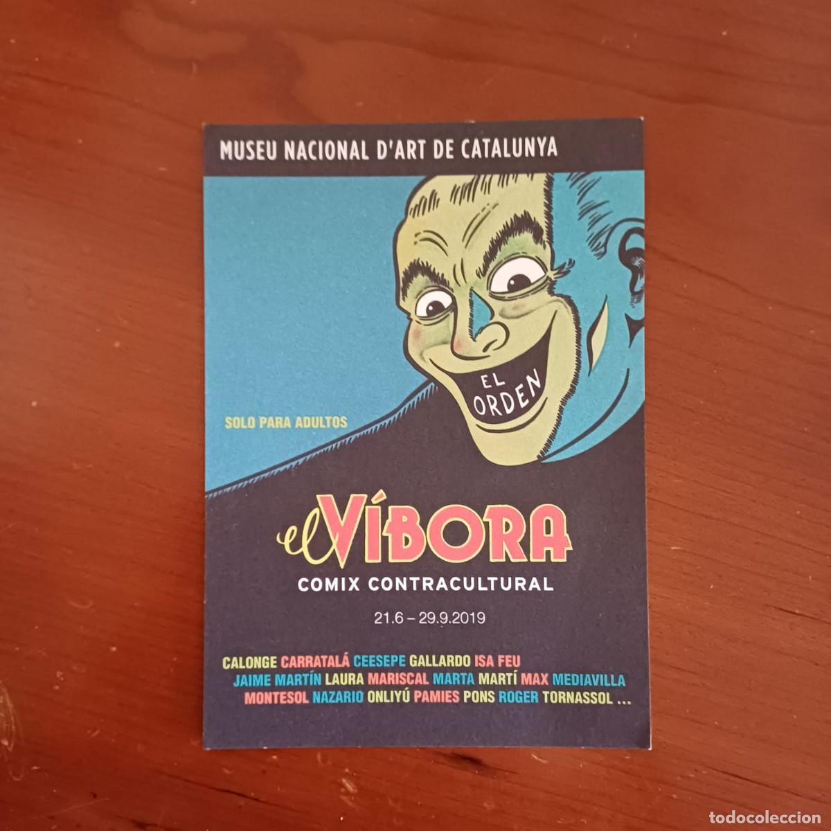 C&oacute;mics: Tarjet&oacute;n exposici&oacute;n MNAC Barcelona sobre El V&iacute;bora C&oacute;mic Comix Underground - Foto 1