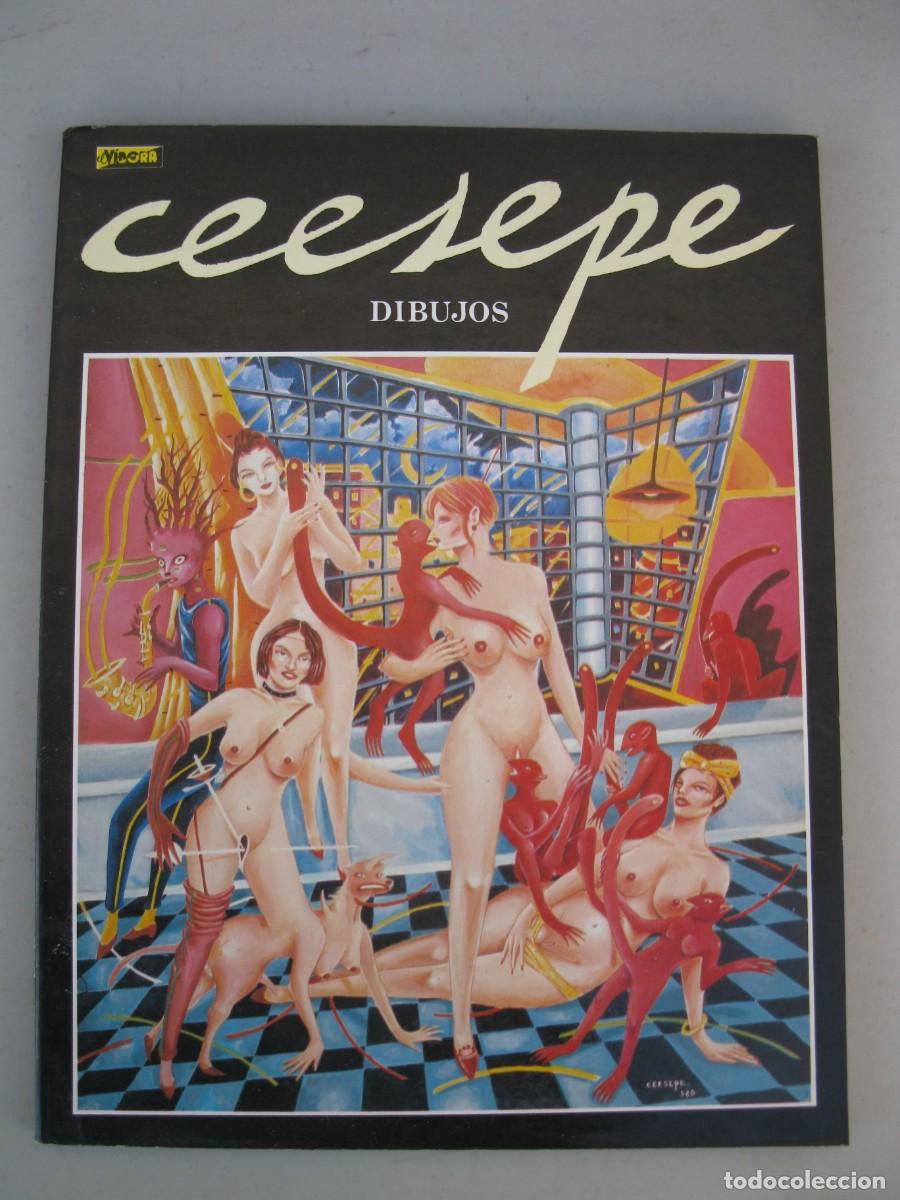 C&oacute;mics: DIBUJOS - CEESEPE - EL V&Iacute;BORA - EDICIONES LA C&Uacute;PULA - A&Ntilde;O 1982. - Foto 1