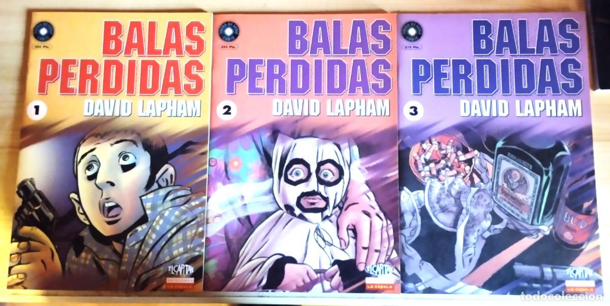 C&oacute;mics: BALAS PERDIDAS n&ordm; 1, 2 y 3. David Lapham. Ediciones La C&uacute;pula. 1998. - Foto 1