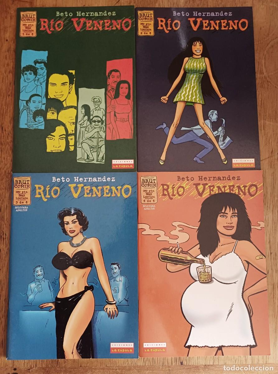 C&oacute;mics: R&Iacute;O VENENO (BETO HERNANDEZ) 4 N&Uacute;MEROS (COMPLETA) - Foto 1