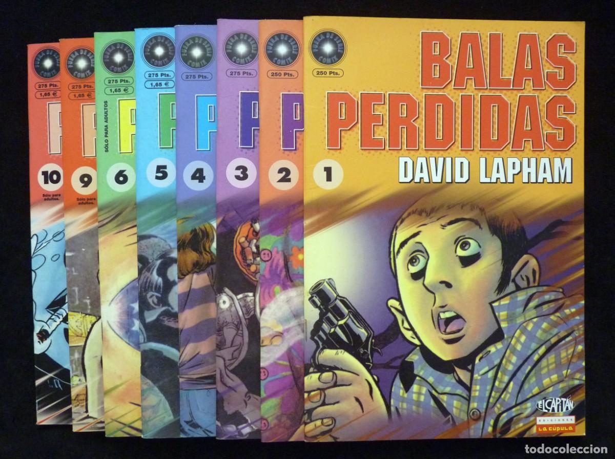 C&oacute;mics: LOTE DE 8 COMICS, BALAS PERDIDAS. ED. LA C&Uacute;PULA. LEER - Foto 1