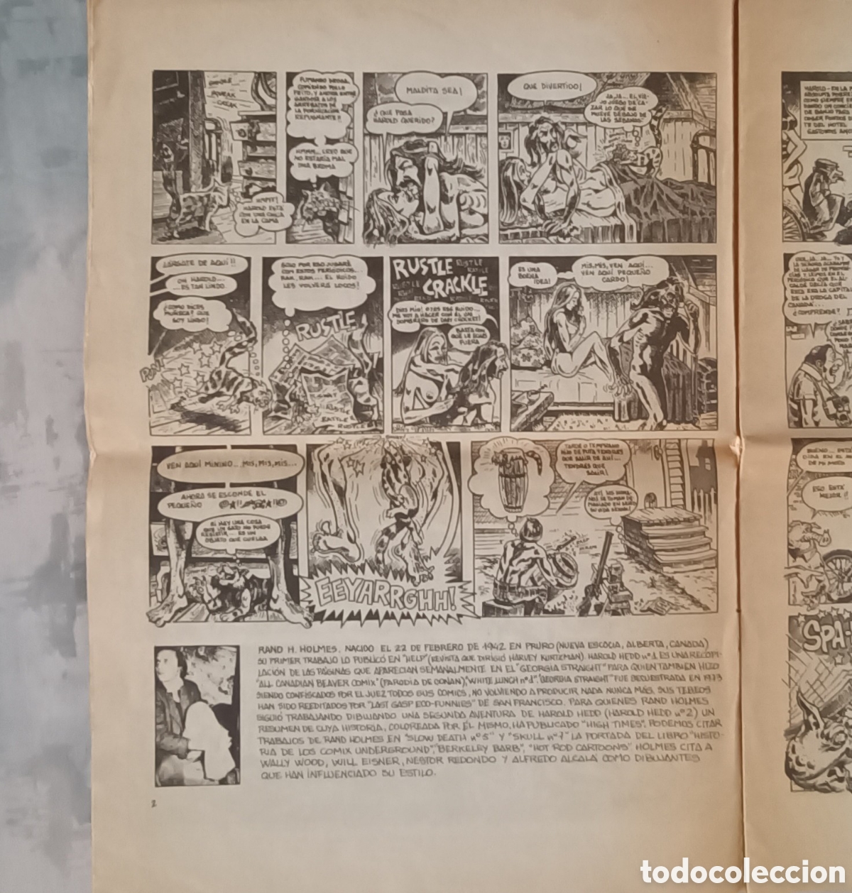 C&oacute;mics: Rand Holmes - Harold Hedd y Tijuana Conection - Foto 2