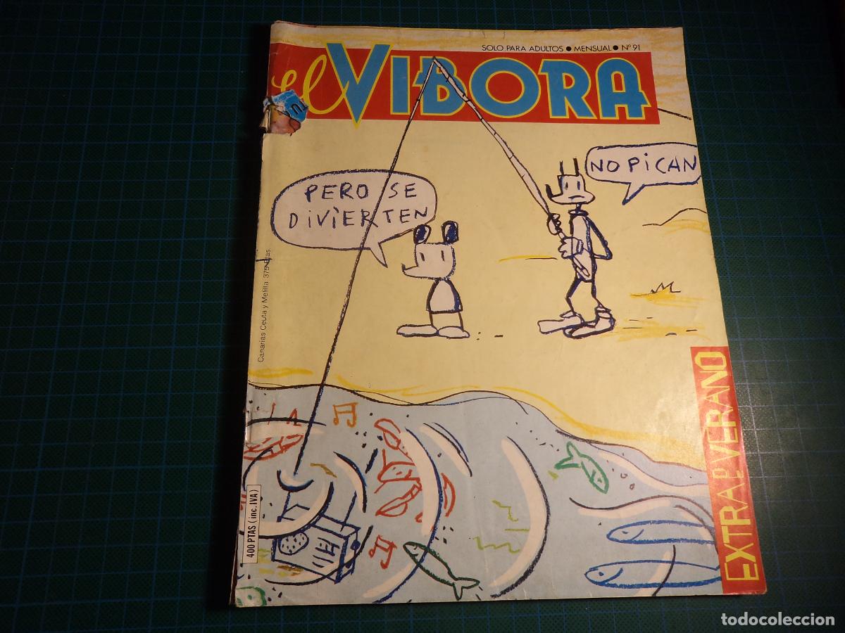 C&oacute;mics: El Vibora. N&ordm; 91. Extra de verano. La Cupula. Lomo deteriorado. (Ref. 12-B) - Foto 1
