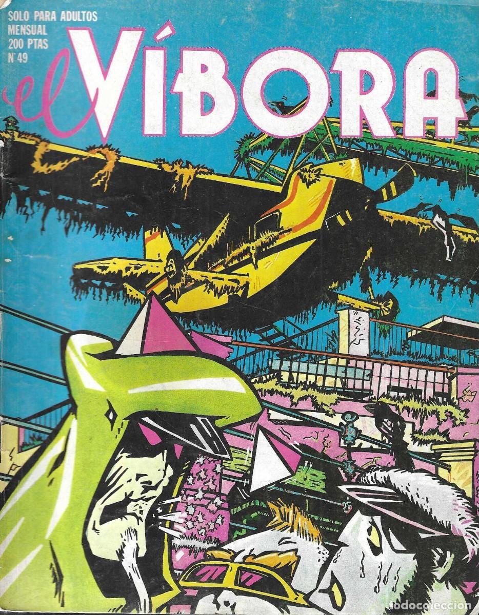 C&oacute;mics: REVISTA EL V&Iacute;BORA - n&ordm; 49 - EDICIONES LA C&Uacute;PULA - 1983 - Foto 1
