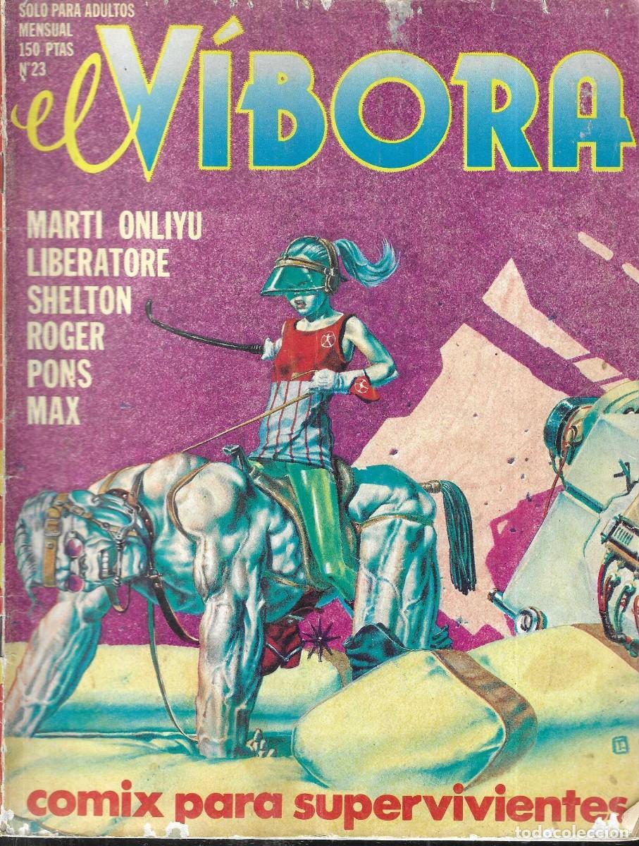 C&oacute;mics: REVISTA EL V&Iacute;BORA - n&ordm; 23 - EDICIONES LA C&Uacute;PULA - 1981 - Foto 1