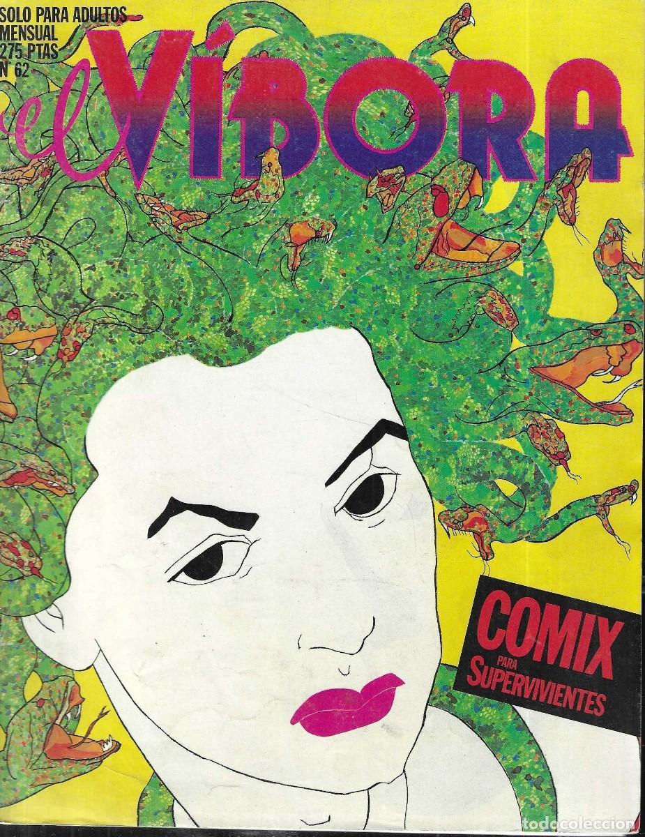 C&oacute;mics: REVISTA EL V&Iacute;BORA - n&ordm; 62 - EDICIONES LA C&Uacute;PULA - 1984 - Foto 1