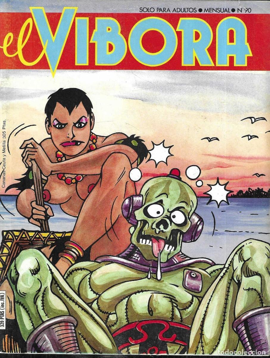 C&oacute;mics: REVISTA EL V&Iacute;BORA - n&ordm; 90 - EDICIONES LA C&Uacute;PULA - 1987 - Foto 1