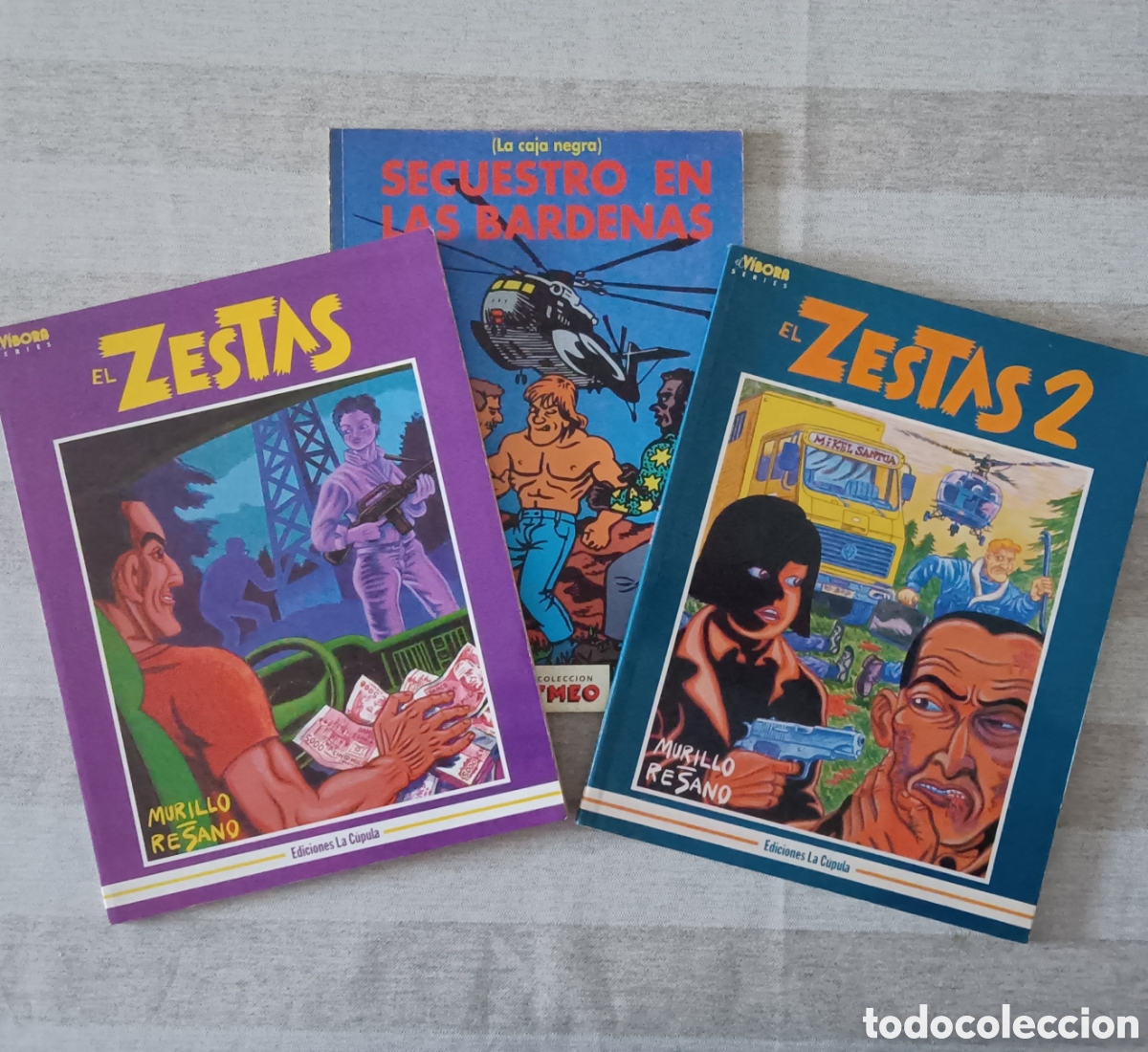 C&oacute;mics: Murillo y Resano - El Zestas 1 y 2 + Secuestro en las Bardenas - J. y E. Murillo - Foto 1