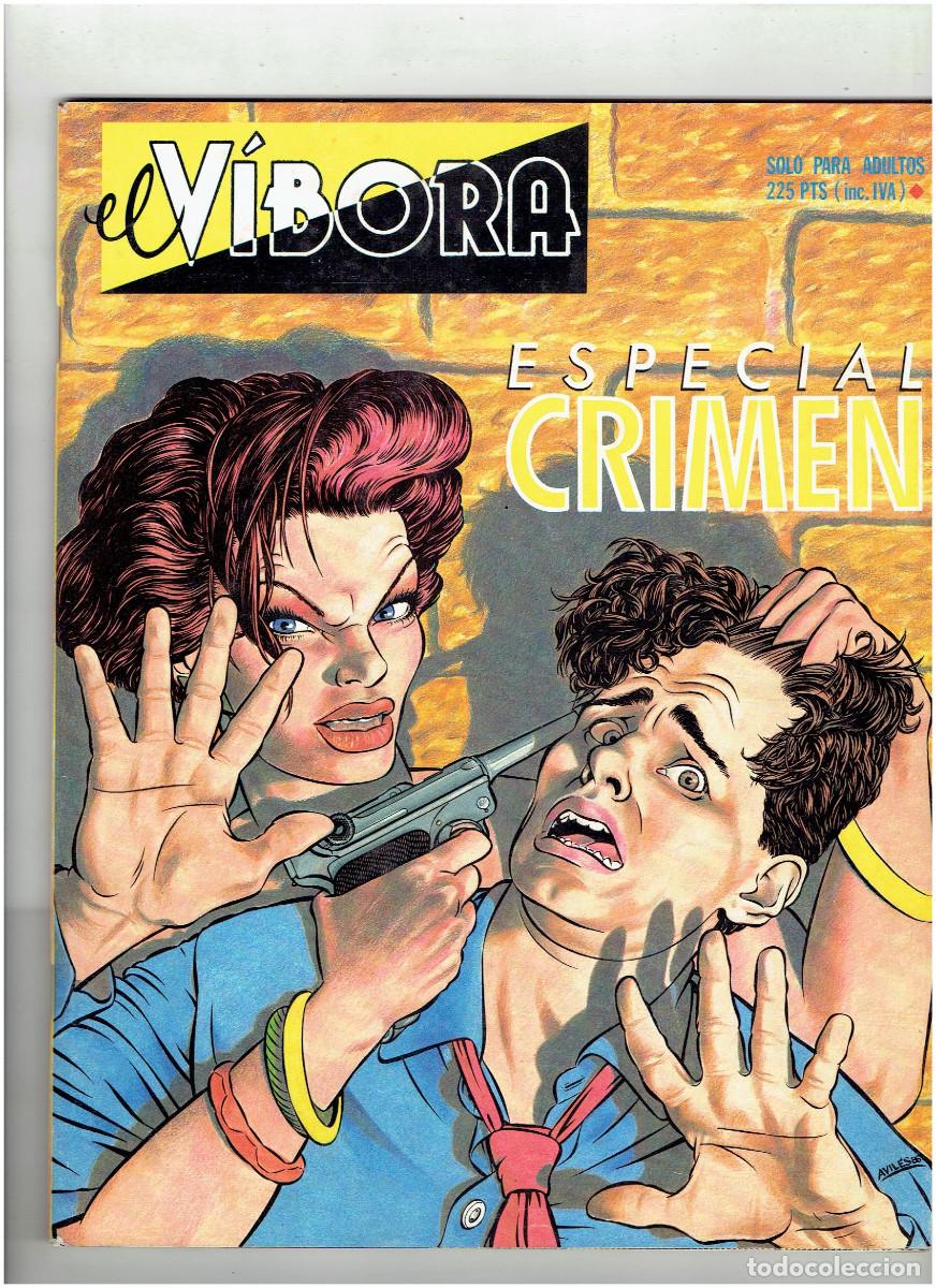 C&oacute;mics: * EL V&Iacute;BORA EXTRA 9 * ESPECIAL CRIMEN, * 1&ordf; EDICI&Oacute;N LA C&Uacute;PULA 1981 * - Foto 1