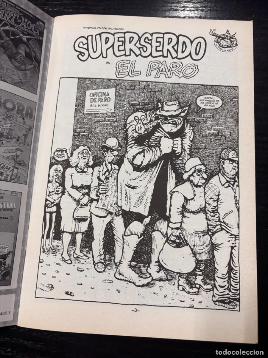 C&oacute;mics: WONDER WART-HOG. EL SUPERSERDO. N&ordm; 2 DE 10.- EN EL PARO. EDICIONES LA C&Uacute;PULA - Foto 2