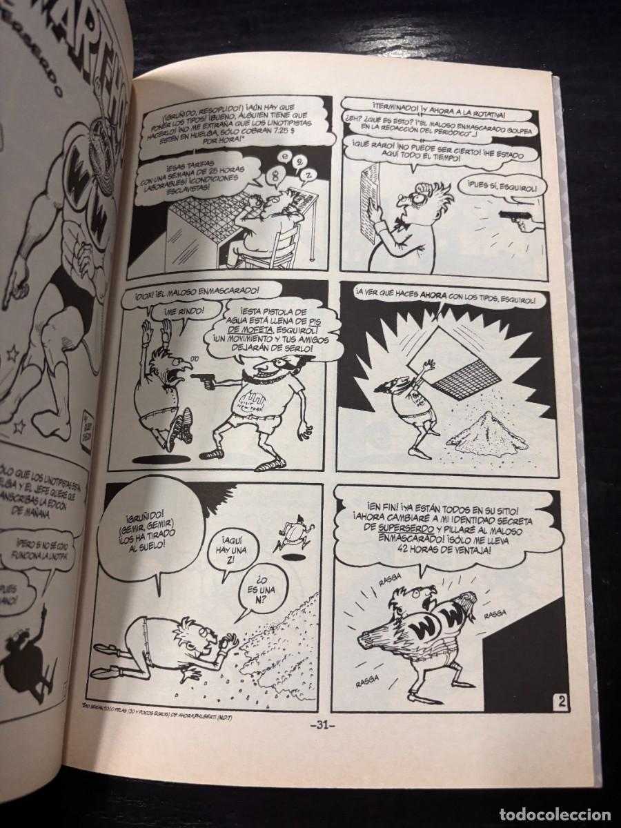 C&oacute;mics: WONDER WART-HOG. EL SUPERSERDO. N&ordm; 2 DE 10.- EN EL PARO. EDICIONES LA C&Uacute;PULA - Foto 3