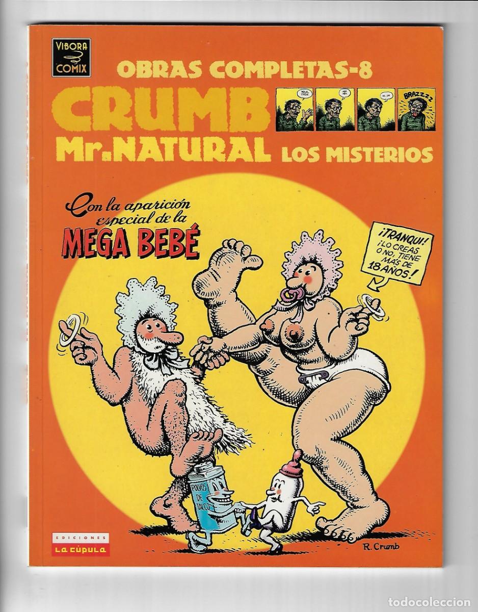 C&oacute;mics: La c&uacute;pula. El v&iacute;bora comix. Obras completas 8. Crumb. - Foto 1