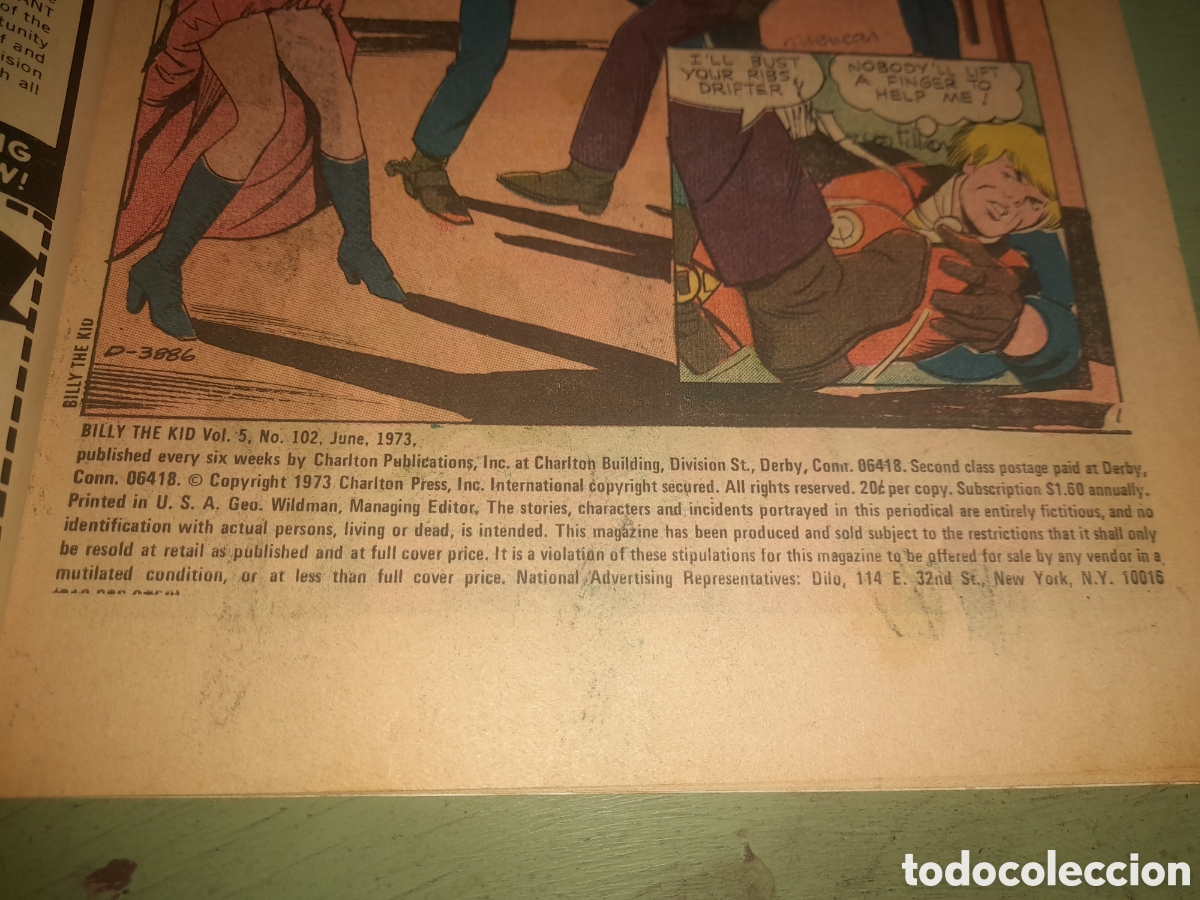C&oacute;mics: C&oacute;mic en Ingl&eacute;s All New Billy The Kid n&uacute;mero 102 - Foto 6