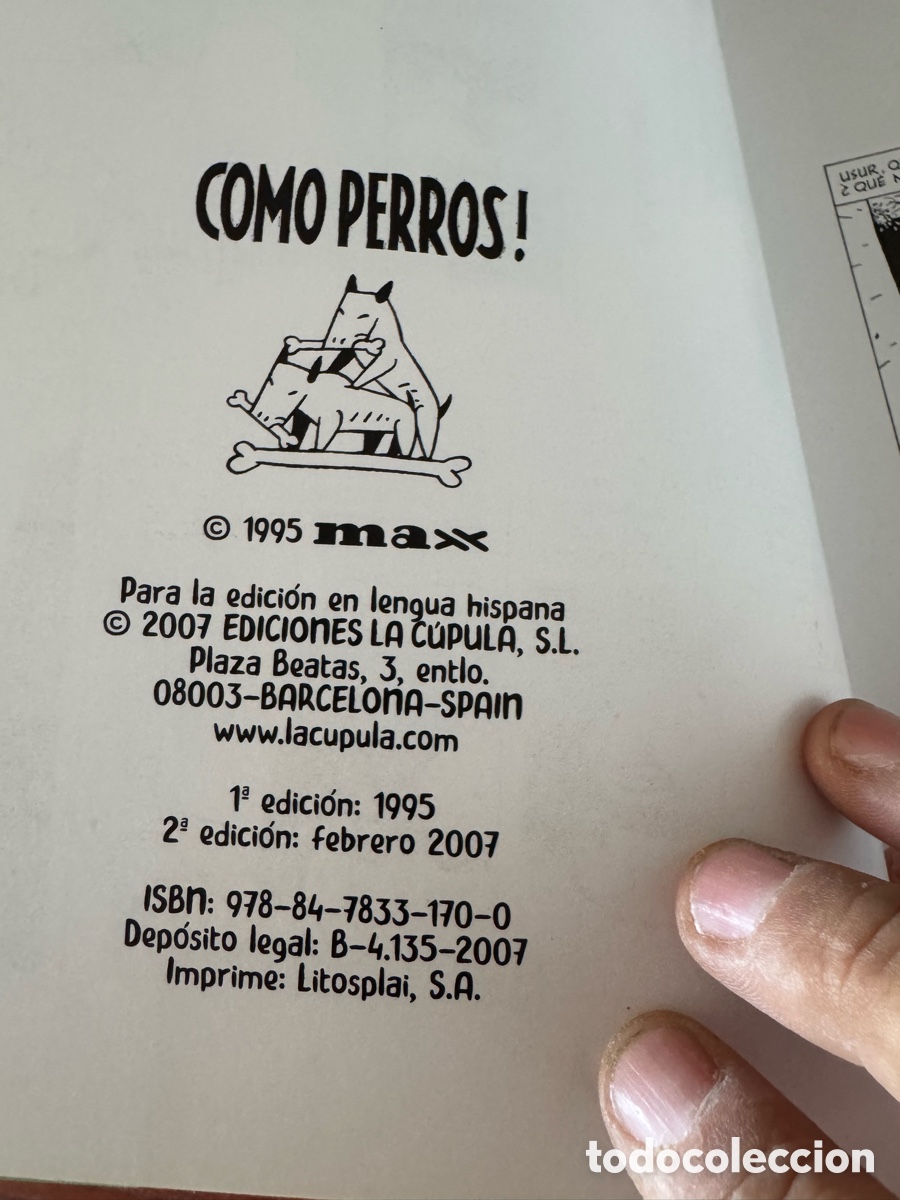 C&oacute;mics: C&ograve;mic como perros max 10 todo max 1995 - Foto 2