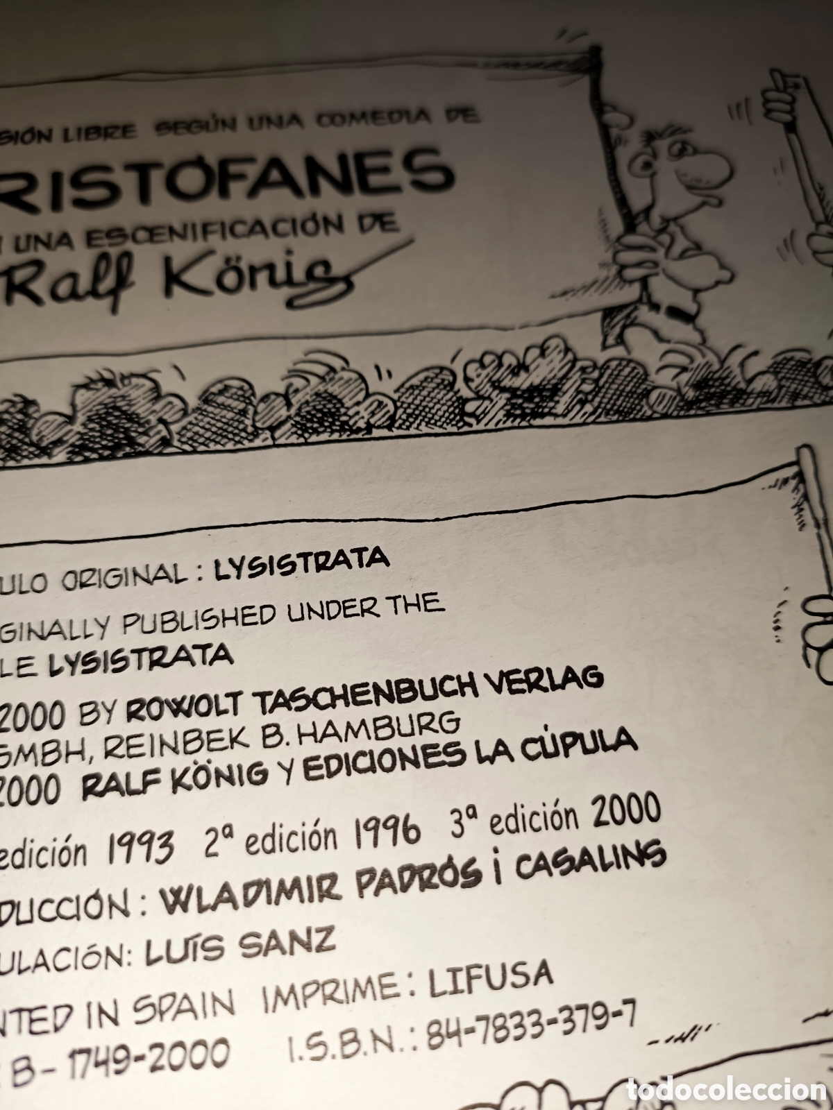 C&oacute;mics: LISISTRATA de Ralf K&ouml;nig 3 edici&oacute;n - Foto 2