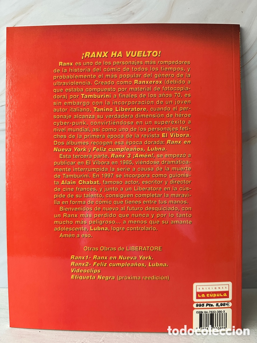 C&oacute;mics: RanX 3 (Comic) Tamburini, Liberatore - Foto 2