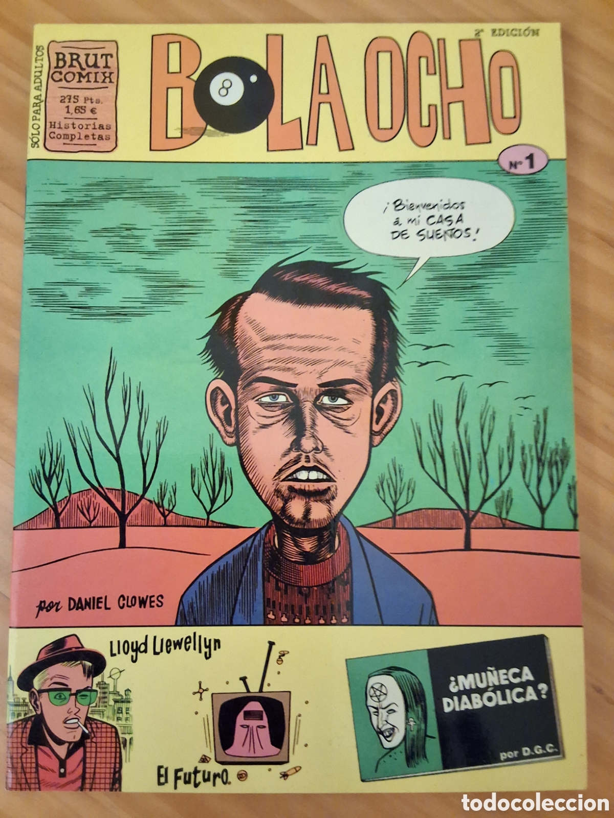 C&oacute;mics: Bola ocho comic de D. Clowes n&uacute;mero 1 a&ntilde;o 2000 edita la cupula - Foto 1