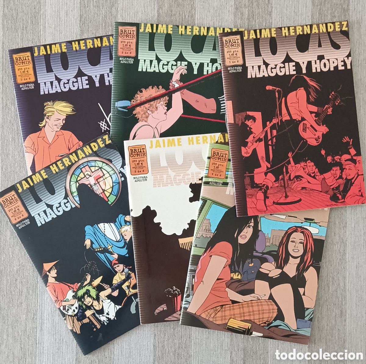 C&oacute;mics: Hern&aacute;ndez, Jaime - Locas &rdquo;Maggie y Hopey&rdquo; - Foto 1