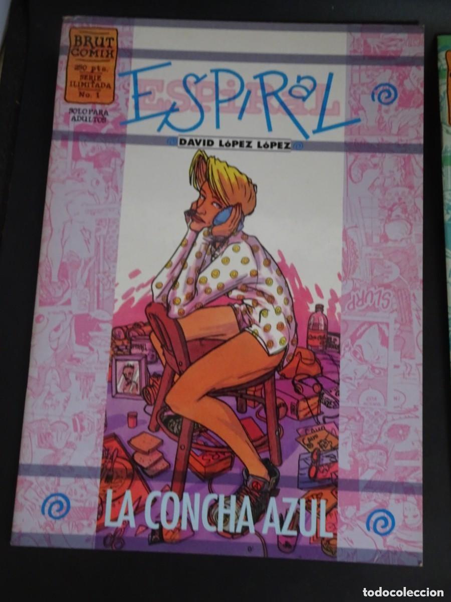C&oacute;mics: ESPIRAL( de DAVID LOPEZ ).COMPLETA en CUATRO NUMEROS . ( BRUT COMIX, LA C&Uacute;PULA 1998) - Foto 2