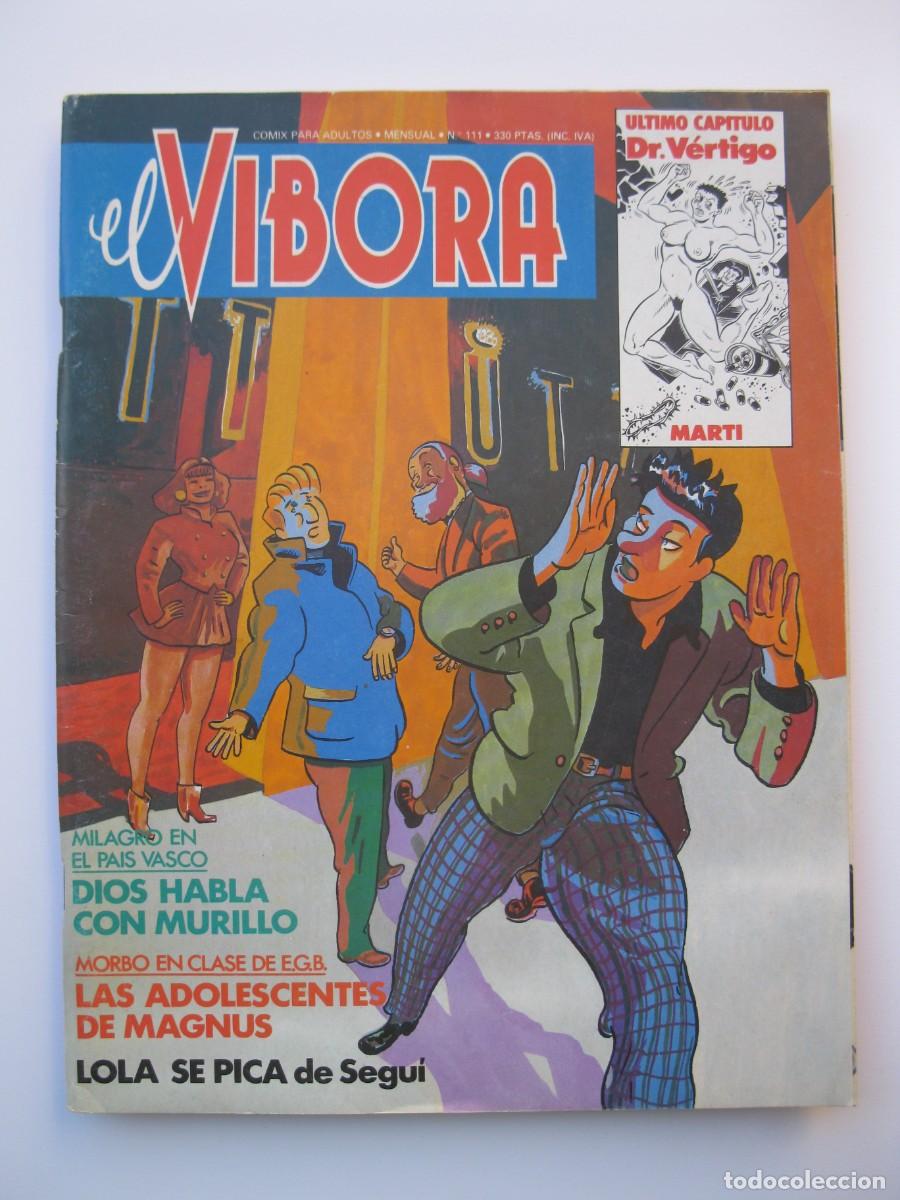 C&oacute;mics: EL V&Iacute;BORA - N&ordm; 111 - EDICIONES LA C&Uacute;PULA - A&Ntilde;O 1989. - Foto 1