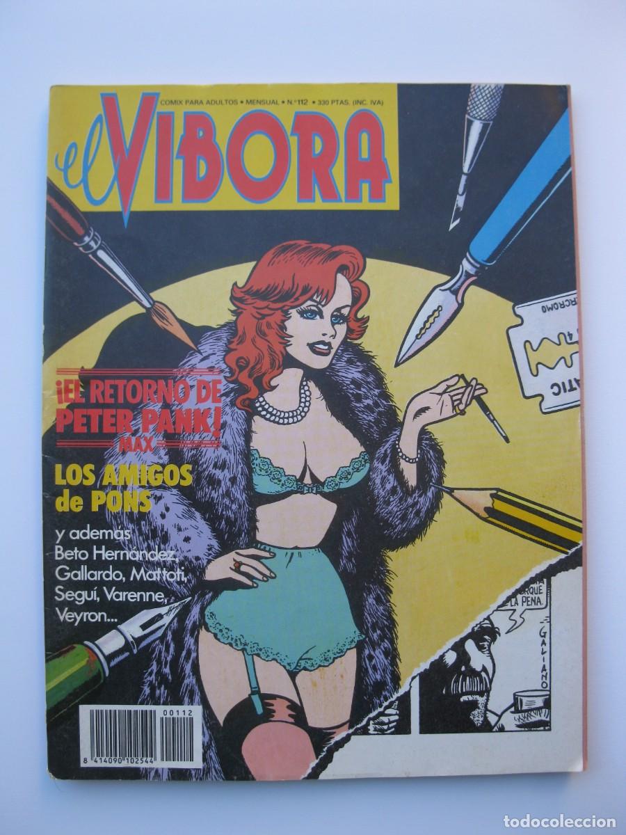 C&oacute;mics: EL V&Iacute;BORA - N&ordm; 112 - EDICIONES LA C&Uacute;PULA - A&Ntilde;O 1989. - Foto 1