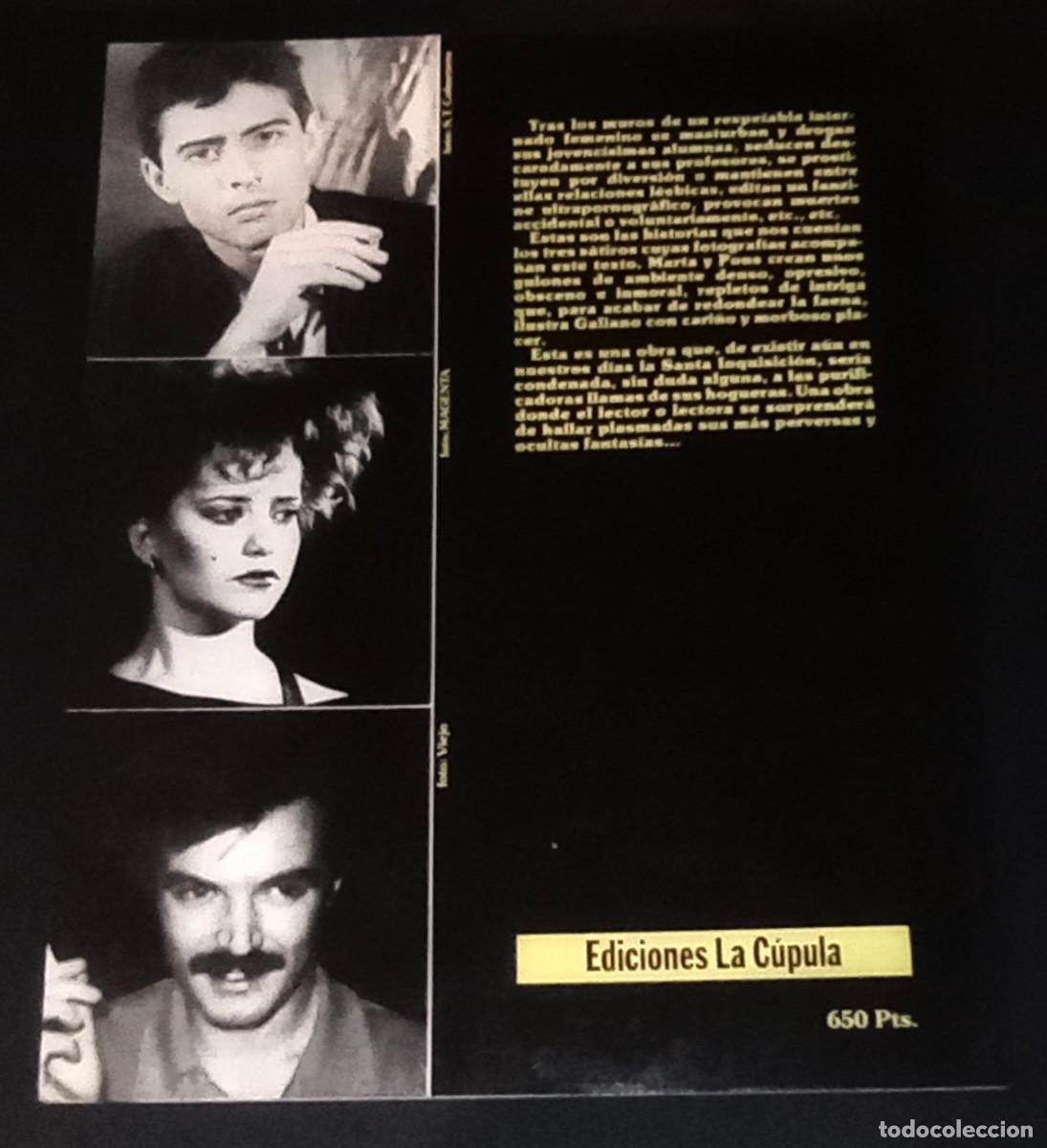 C&oacute;mics: INTERNAS - GALIANO/MARTA/PONS - EDICIONES LA C&Uacute;PULA, 1985 - Foto 2