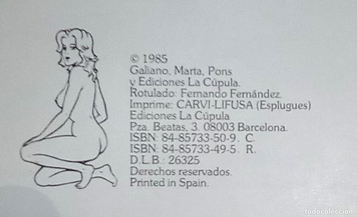 C&oacute;mics: INTERNAS - GALIANO/MARTA/PONS - EDICIONES LA C&Uacute;PULA, 1985 - Foto 5