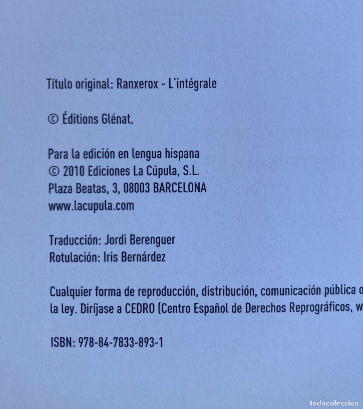 C&oacute;mics: RANX - EDICIONES LA C&Uacute;PULA 2010, MUY BUEN ESTADO - Foto 2